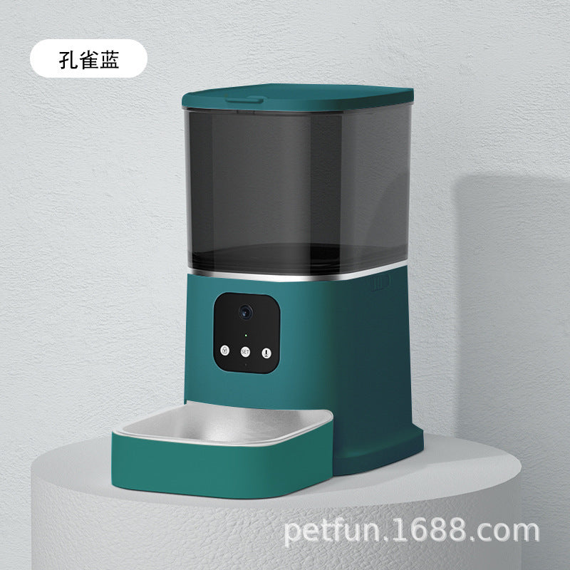 Automatic Pet Feeder WIFI Dog Pet Supplies Remote Video Control Smart Pet Feeder