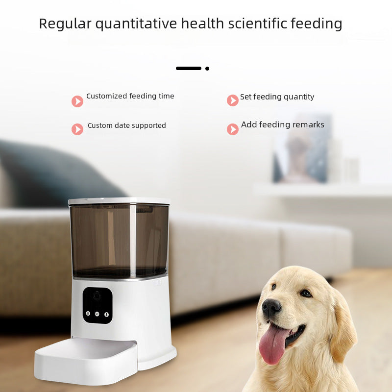 Automatic Pet Feeder WIFI Dog Pet Supplies Remote Video Control Smart Pet Feeder