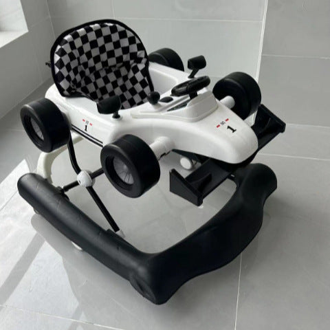 Baby Walker Anti-type Leg Anti-rollover Foldable Baby 6-18 Months Multi-function Adjustable Walker