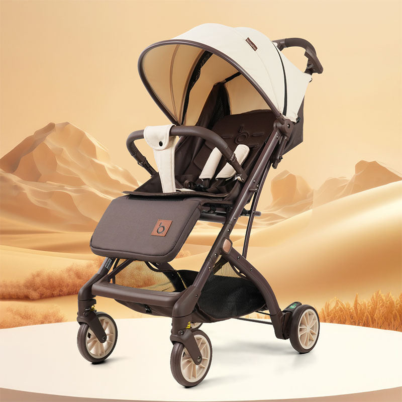 Baby Good QZ1QX1 High View Stroller Can Sit And Lie Foldable Lightweight BB Stroller With Pull Rod Stroller