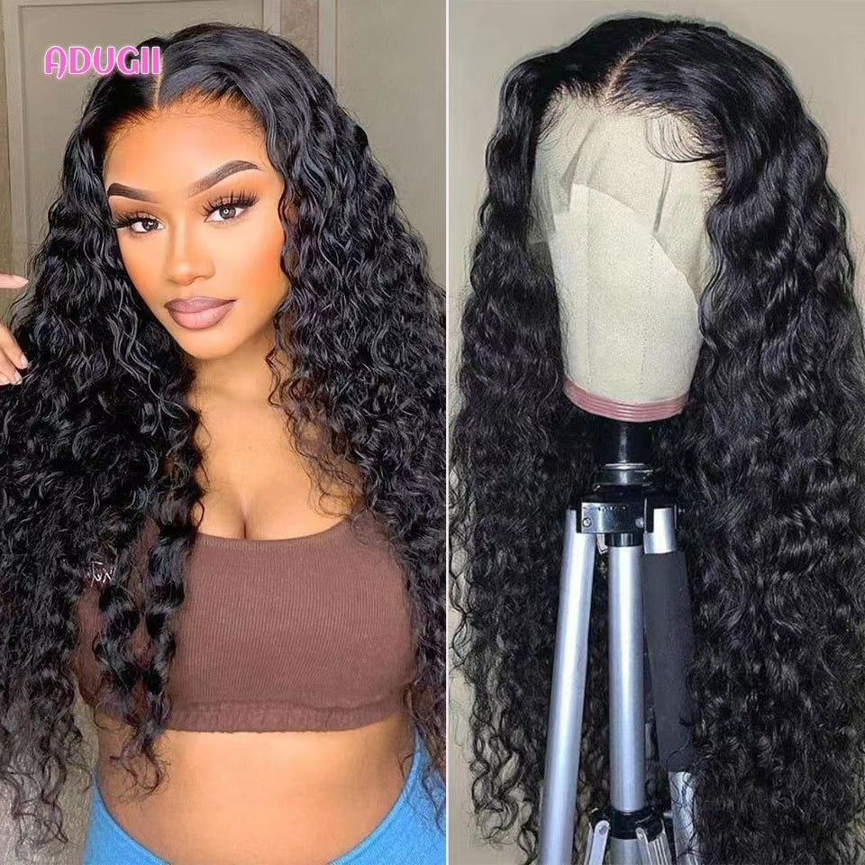 African Ladies Small Curly Wig Female Long Curly Hair Explosive Head High Temperature Silk Small Curly Hair African Cross-border Wig Source