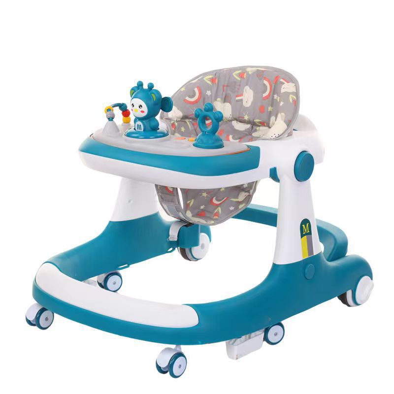 Baby Walker Anti-O-leg Multi-function Anti-rollover Baby Walking Aid For Boys And Girls Early Education Toy Car