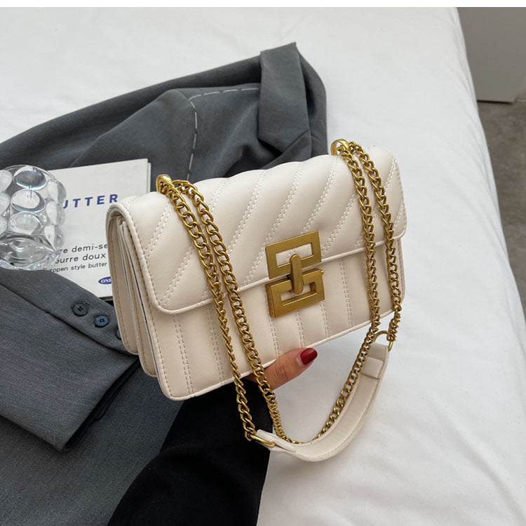 Autumn And Winter Retro Small Bags For Women 2023 New Popular Popular Versatile Chain Crossbody Bag Fashionable Single Shoulder Small Square Bag