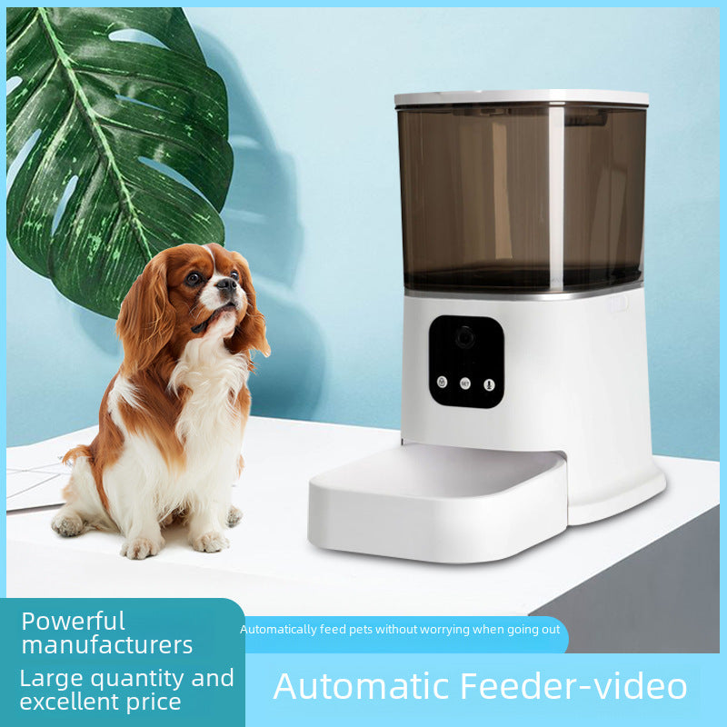 Automatic Pet Feeder WIFI Dog Pet Supplies Remote Video Control Smart Pet Feeder